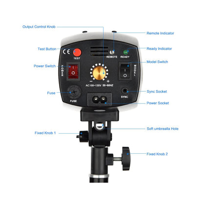 Godox K-180A Mini Master 180W Studio Strobe Photo Compact Light Lamp K180A