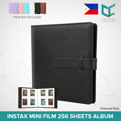 Photo Album 256 Pockets Slots Plain Colors for Fujifilm Instax Mini Films