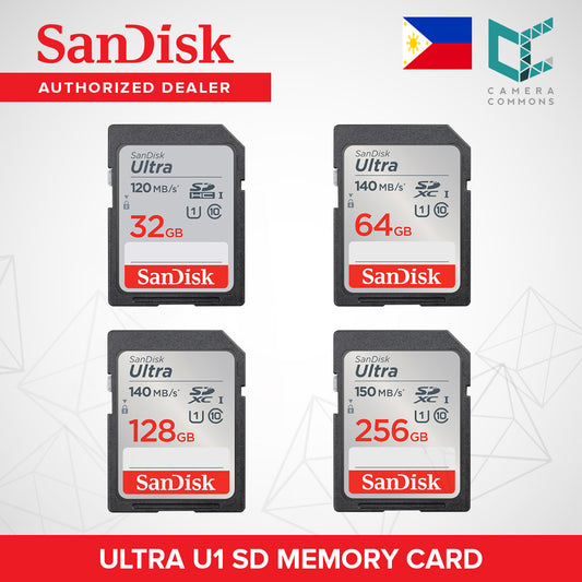 SanDisk Ultra U1 SDHC SDXC SD Memory Card UHS-1 C10 140MB/s 128GB