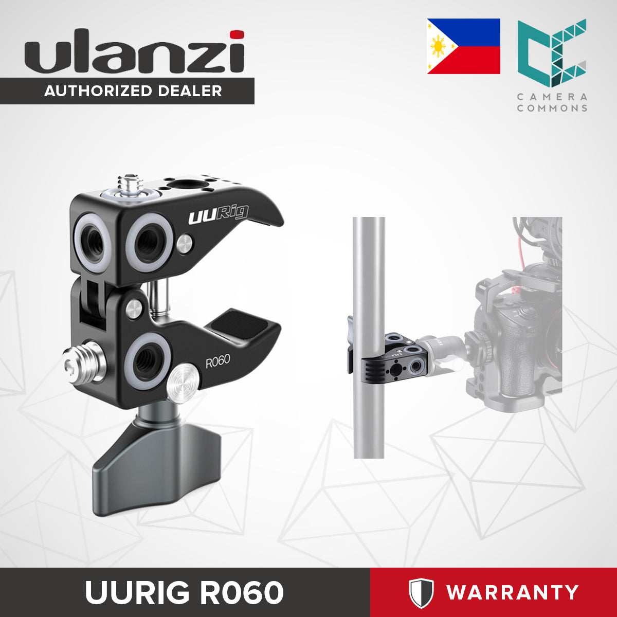 Ulanzi UURig R060 Super Crab Clamp Camera Accessories Equipment for Photography Videography Rig