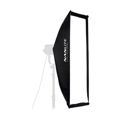 Nanlite 45x110cm Asymmetrical Stripbank Softbox with Bowens Mount SB-AS-110X45