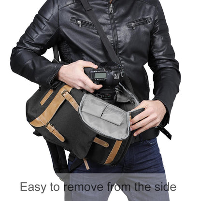 K&F Concept KF13.066V5 Adventurer Black Multifunctional Waterproof Travel Camera Backpack Bag