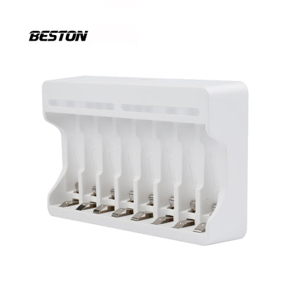 Beston C9010 8 Channel Smart Fast AA and AAA Rechargeable Battery Charger