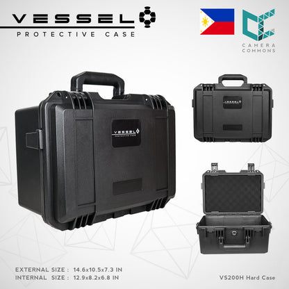 VESSEL VS200H Portable Hard Case for Photography, Equipment, Instruments, and other devices VS3321