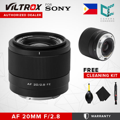 Viltrox AF 20mm f/2.8 Lens (Sony E) Ultra-Wide-Angle Prime STM for Full-Frame Mirrorless Cameras