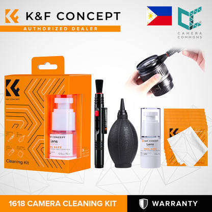 K&F Concept 1618 4-In-1 Cleaning Pen Cleaning Kit for DSLR Camera Lenses