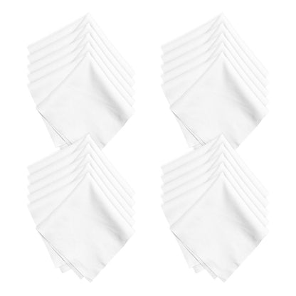 K&F Concept 15x15cm Microfiber Cleaning Cloth Kit White 20pcs Pack Clean Equipment 1615