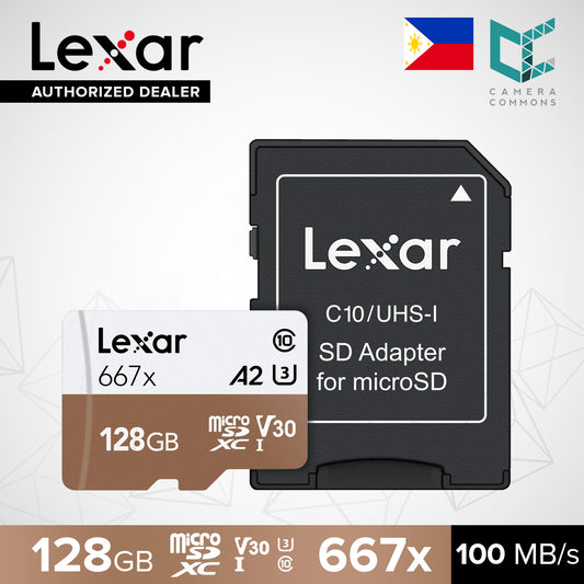 Lexar Professional High-Performance 667x microSDXC UHS-I Card (64gb, 128gb)