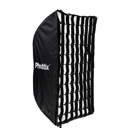 Phottix Easy Up HD Umbrella Softbox with Grid 60x90cm 24x35 Inches + Varos Pro S PH82495