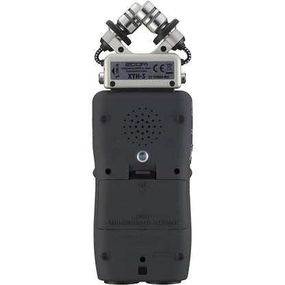 Zoom H5 4-Track Portable Recorder for Audio for Video, Music, and Podcasting, Stereo Microphones, 2 XLR/TRS Inputs, USB Audio Interface, Battery Powered