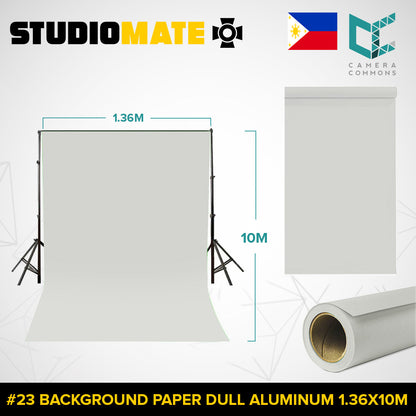 Studiomate Seamless Photography Videography Backdrop Background Paper 1.36x10m / 4.46 x 32 ft Studio Equipment