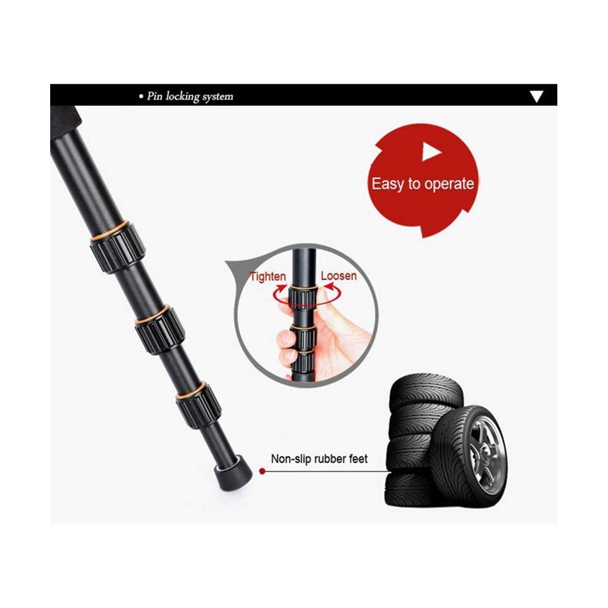 QZSD Q999 Aluminum Alloy Portable Traveling Tripod with Ball Head for Digital Camera and Camcorder