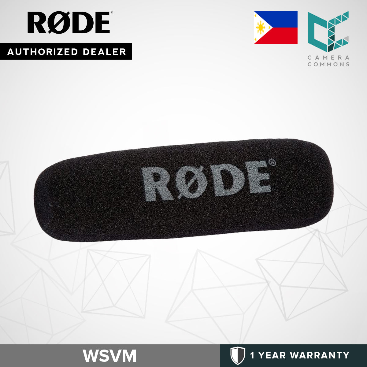 Rode WSVM Pop Filter Wind Shield for VideoMic NTG1 NTG2 Microphones Audio