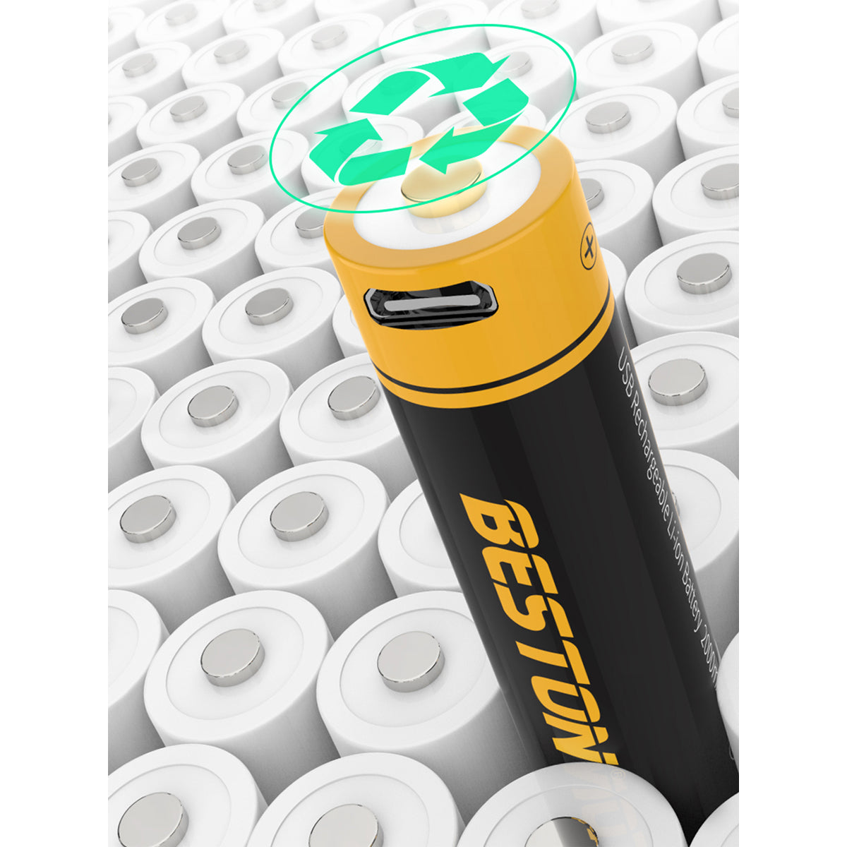 Beston AA 3500mWh 1.5V Li-ion USB Micro Battery