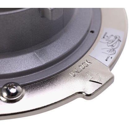 Aputure Light Dome Mini III (22.8") Hexadecagon Shape 40 Degrees Grid Reflective Silver Interior Studio Lighting