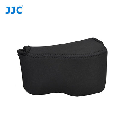 JJC OC-S1Bk Mirrorles Neoprene Camera Pouch For Compact Cameras A6500 A6000 A6300 Fujifilm Canon Olympus