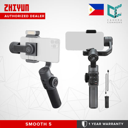 Zhiyun Smooth 5 3-Axis Gimbal Stabilizer for Smartphones Videography Vlog