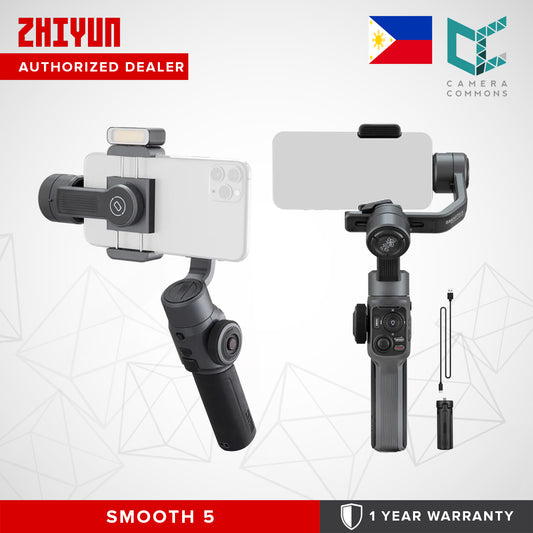 Zhiyun Smooth 5 3-Axis Gimbal Stabilizer for Smartphones Videography Vlog