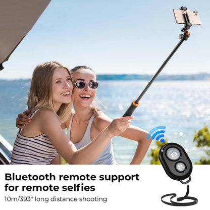 K&F Concept MS04 62'' 1.58m Phone Tripod Selfie Stick with Bluetooth Remote Control + GoPro Adapter
