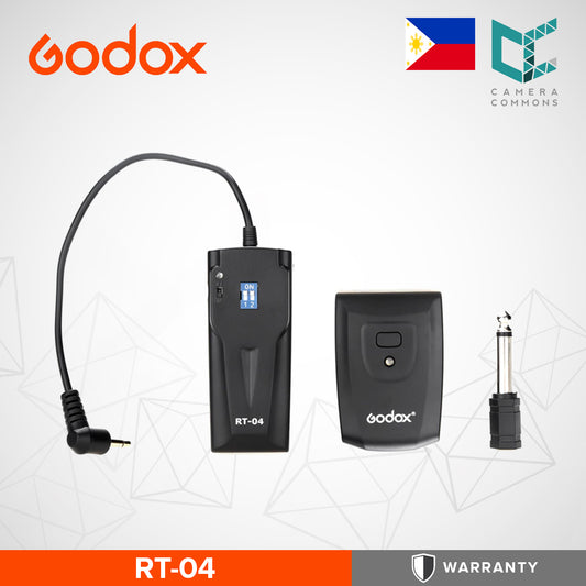 Godox RT-04 4 Chanels Wireless Remote Trigger 1/200 sec Shutter Release for Camera Flashlight