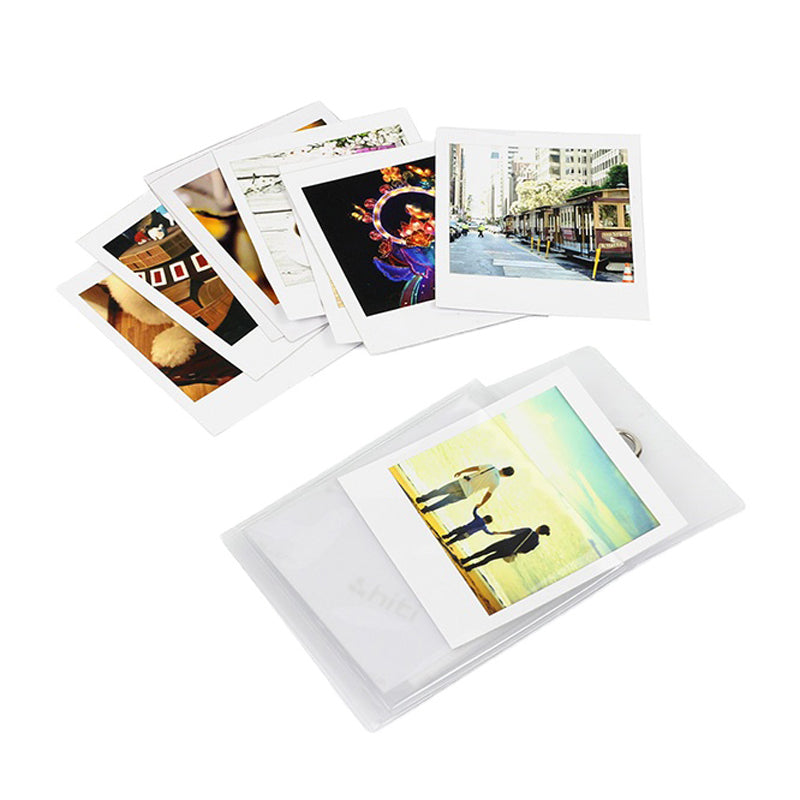Clear Hanging Photo Album 6 Pockets Slots Plastic for Fujifilm Instax Square Film