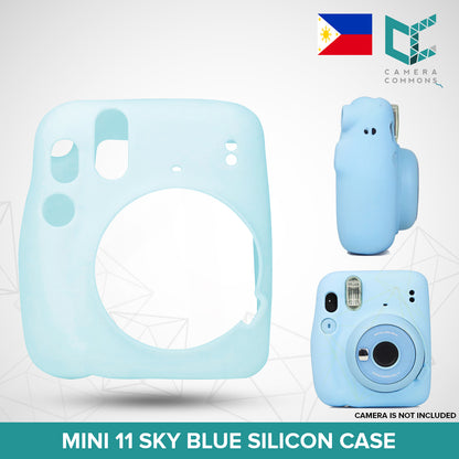 Silicon Silicone Case Plain Colors for Fujifilm Instax Mini 11 Mini 12 Instant Camera | Case Only
