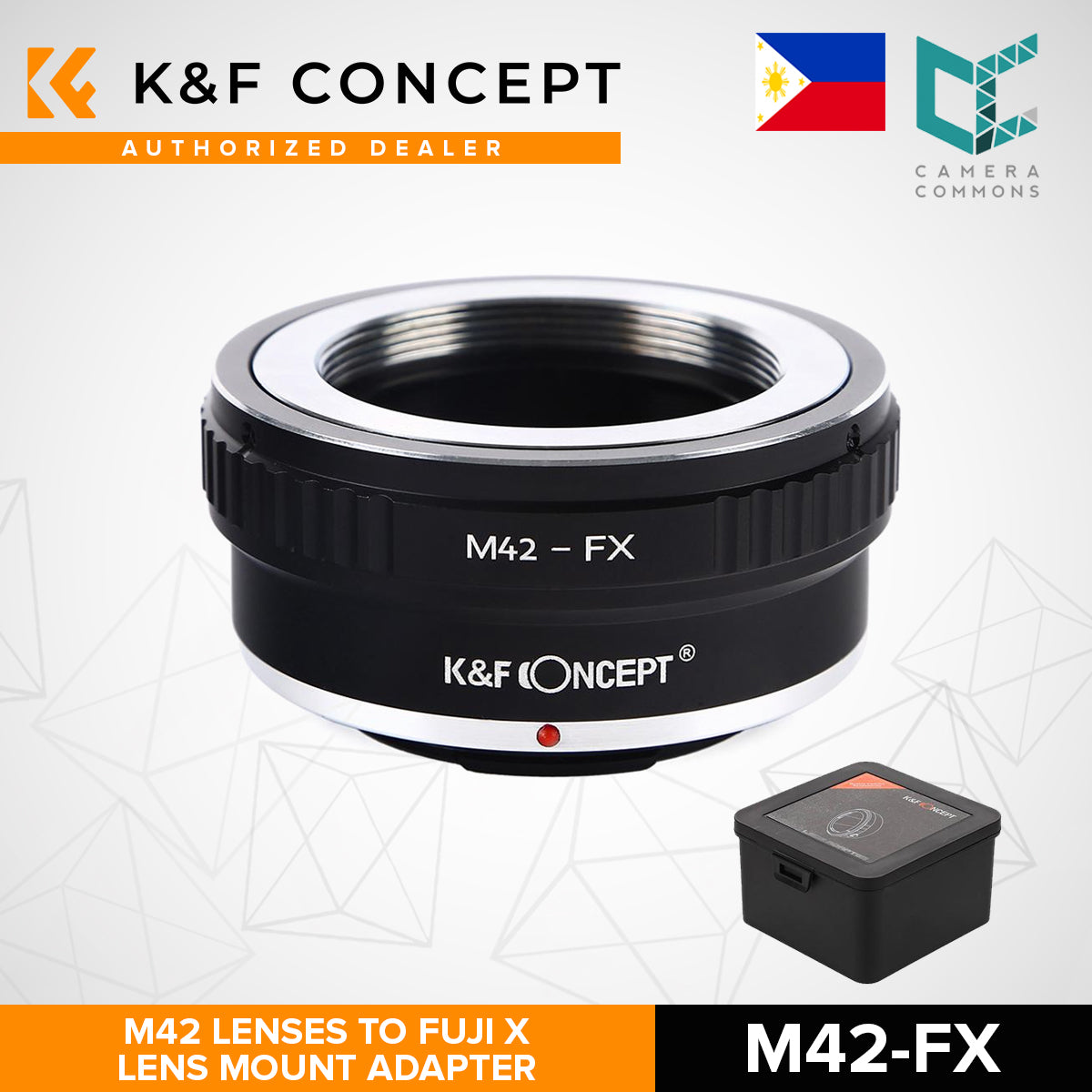 K&F Concept M42 Lenses to Fuji X Mount Camera Adapter M42-FX