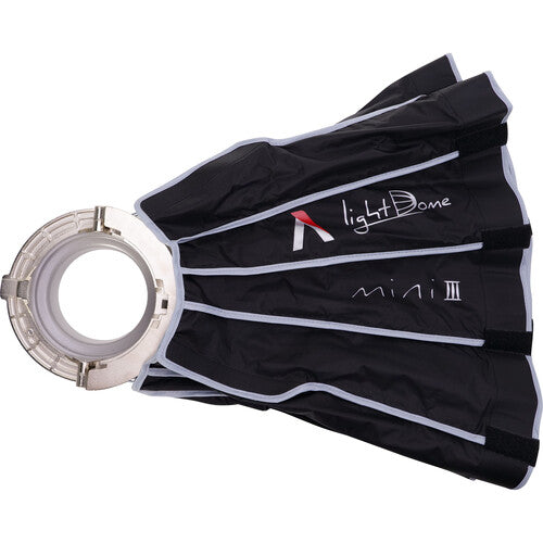 Aputure Light Dome Mini III (22.8") Hexadecagon Shape 40 Degrees Grid Reflective Silver Interior Studio Lighting