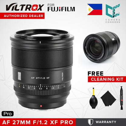 Viltrox AF 27mm F1.2 Pro XF Ultra Large Aperture APS-C Prime Lens for FUJI Xmount Cameras