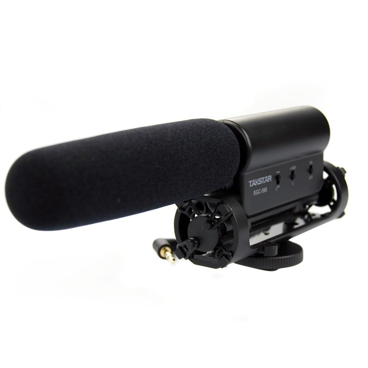 Takstar SGC-598 Interview Camera Microphone Super-Cardioid Directional DSLR Microphone SGC 598