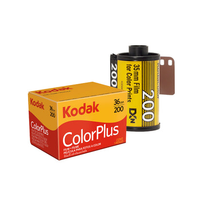 Kodak Films ColorPlus 200 ISO Color Print Negative Film 35mm 36 Exposures - 1 Roll