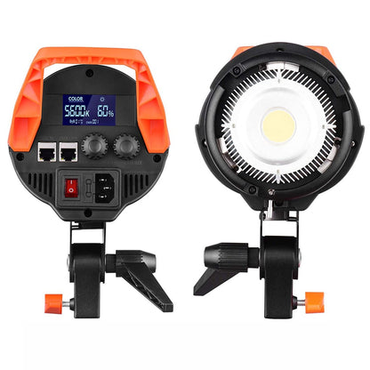 Yuer DL-80W 3200K-5600K Color Temperature Video Light Strobe for Videography and Photography