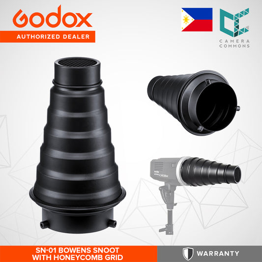 Godox SN-01 Bowens Snoot with Honeycomb Grid Studio Equipment SN01