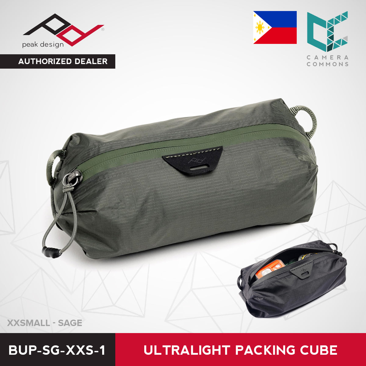 Peak Design Ultra Light Terra Shell 50D Packing Cube for Quick and Efficient Packing Travelling
