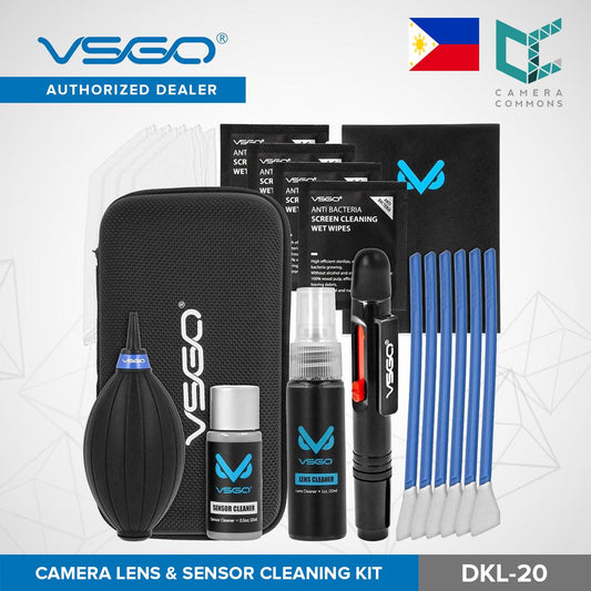 VSGO DKL-20 DSLR Camera Sensor Lens and Screen Cleaning Kit Black DKL20