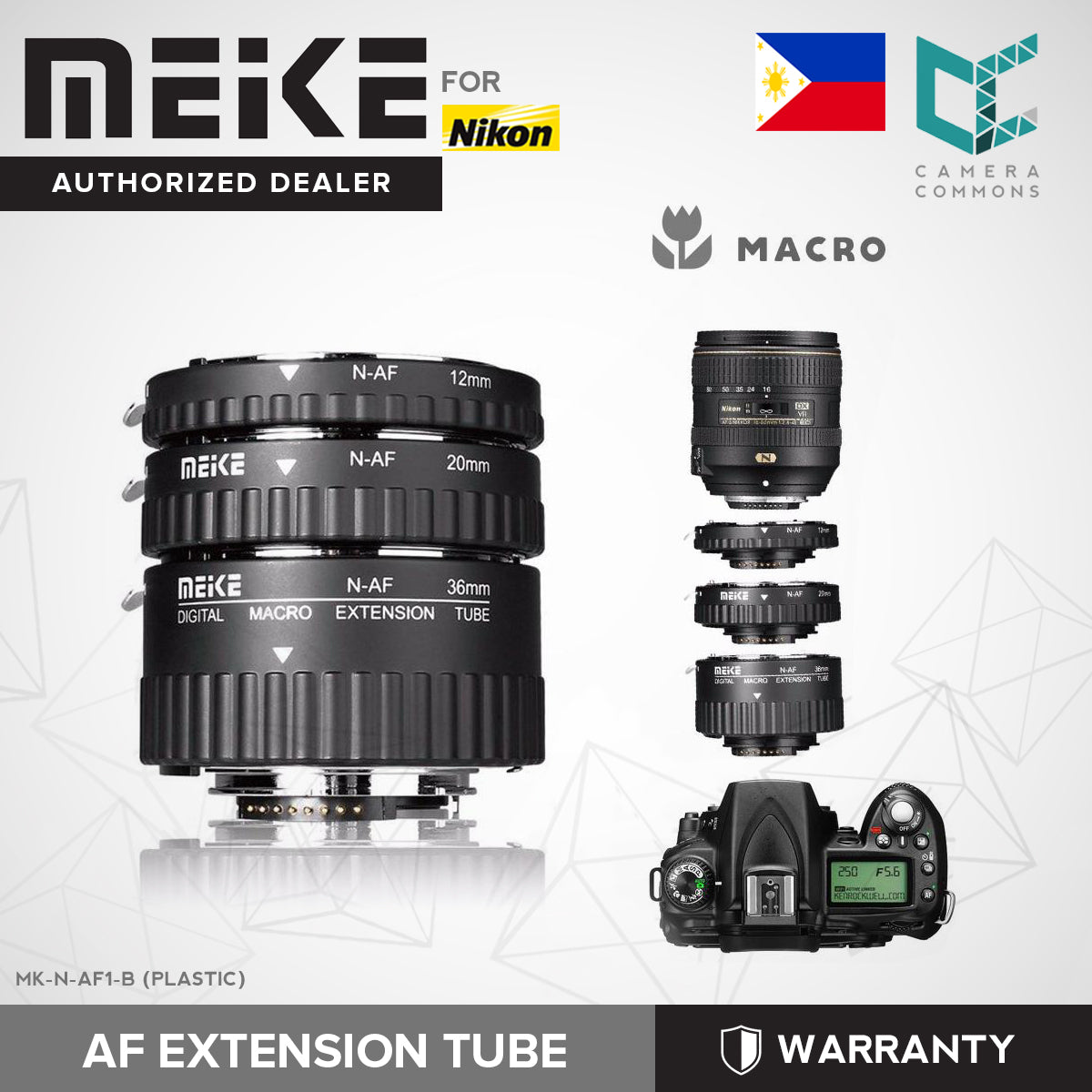 CLEARANCE Meike EXT TUBE MK-N-AF1-B