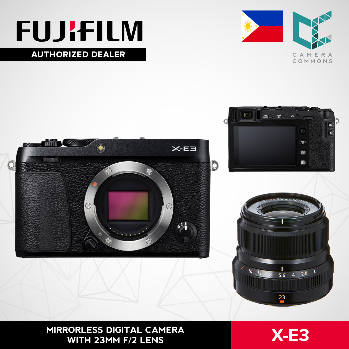 FUJIFILM X-E3 Mirrorless Digital Camera XE3