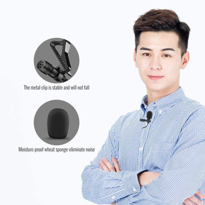 Takstar TCM-400 Lavalier Lapel Microphone Wired Audio Equipment TCM400