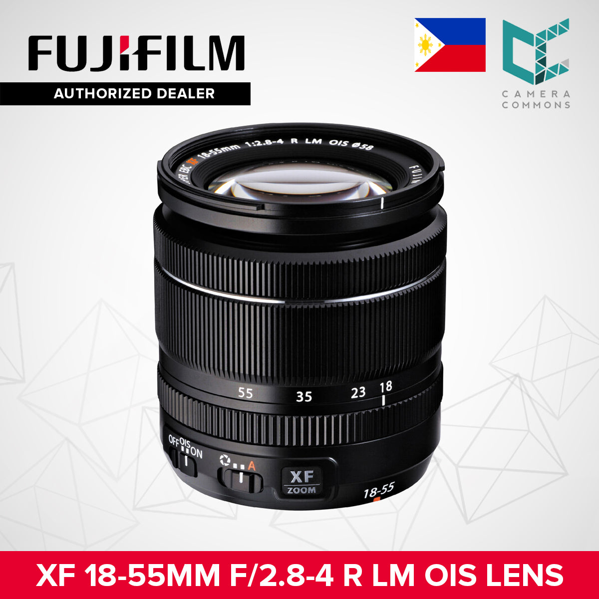 FUJIFILM XF 18-55mm f/2.8-4 R LM OIS Lens XF18-55mm Mirrorless Lens
