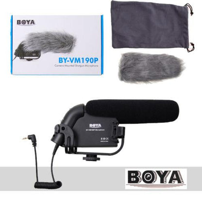 Boya BY-VM190 Professional Directional Video Condenser Shotgun Microphone For DSLR VM190