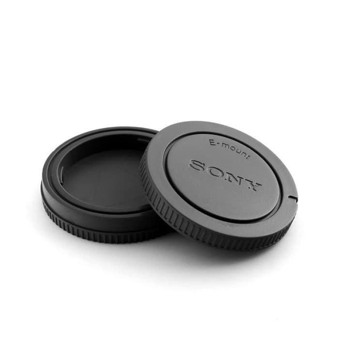 Sony Rear Lens Cover + Front Body Cap for Sony E Mount NEX Mirrorless Camera Replacement Cover