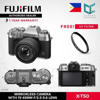 FUJIFILM X-T50 Mirrorless Camera Body 40.2MP Film Simulation Dial 7-Stop In-Body Image Stabilization