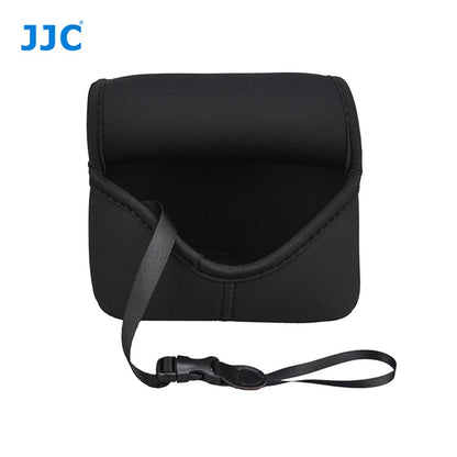 JJC OC-S2Bk Mirrorles Neoprene Camera Pouch For Compact Cameras A6500 A6000 A6300 Fujifilm Canon Olympus