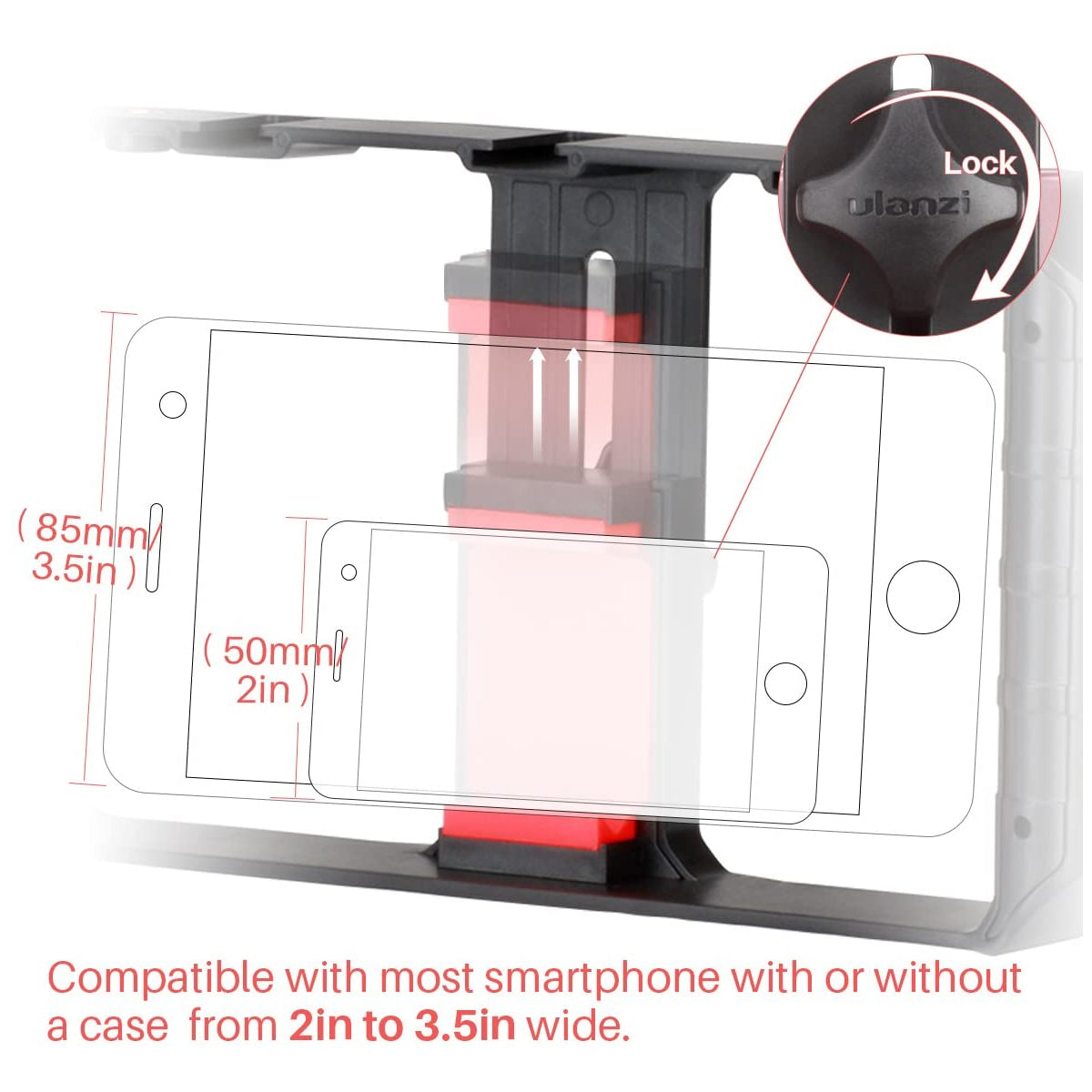 Ulanzi U-Rig Pro Smartphone Rig w 3 Shoe Film making Case Handheld Phone Video Vlog Vlogging Livestream U Rig Pro