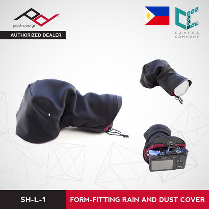 Peak Design Shell Form-Fitting Rain and Dust Cover (Black)