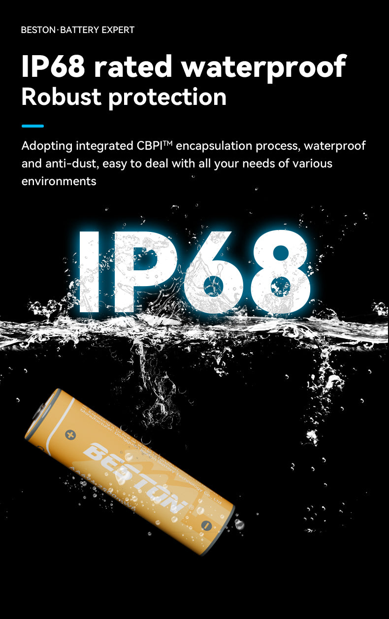 Beston Green Life Series AA AAA C D 9V 16340 18650 Li-ion Rechargeable Battery Type C