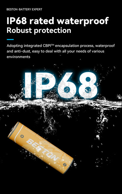 Beston Green Life Series AA AAA C D 9V 16340 18650 Li-ion Rechargeable Battery Type C