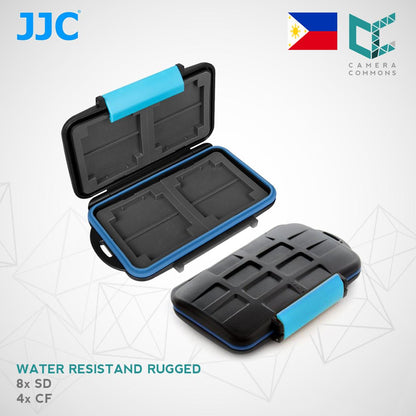 JJC MC-2 Water Resistant + Anti Shock Memory Card Case (MC-2)