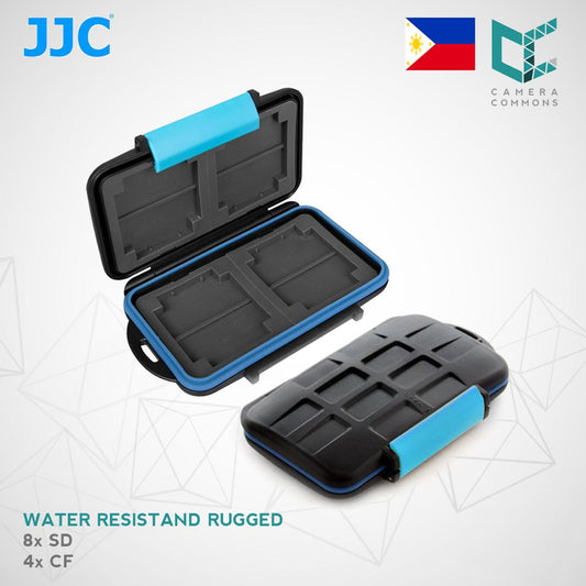 JJC MC-2 Water Resistant + Anti Shock Memory Card Case (MC-2)