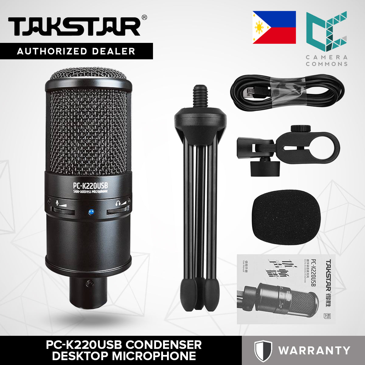 CLEARANCE Takstar MICROPHONE PC-K220 USB